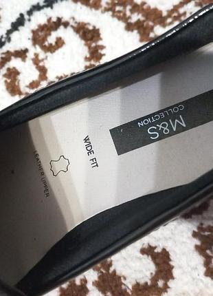 Лакированные ботинки лоферы m&amp;s collection 5