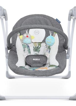 Електрогойдалка/заколисуючий центр el camino airy me 1047l gray palm