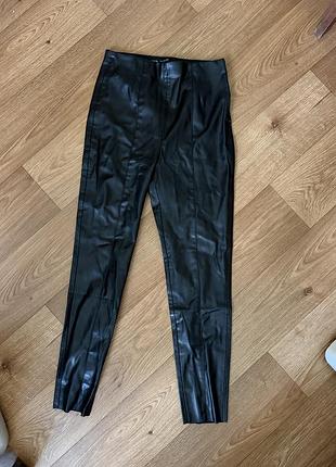 Легінси шкіряні zara