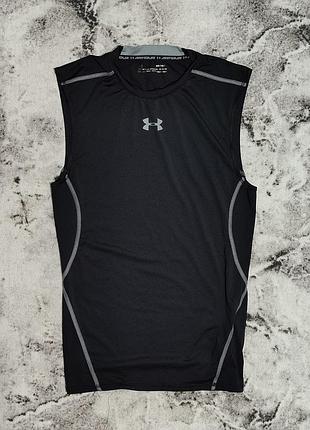 Under armour спортивная компрессионная майка мужская рашгард андер армор