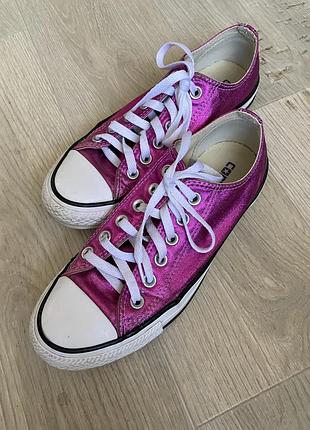 Рожеві кеди converse