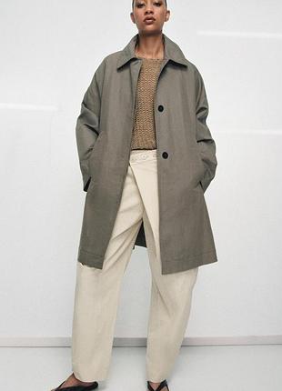 Тренч оверсайз zw collection