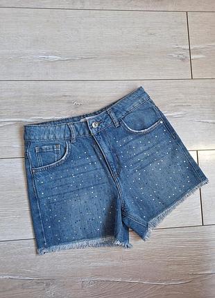 Шорты джинсовые на девочку 10-11 лет denim