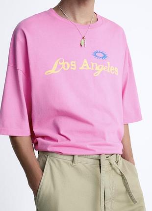 Футболка zara з потертостями