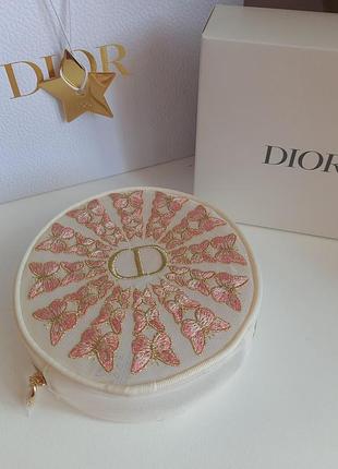 Косметичка dior с вышивкой