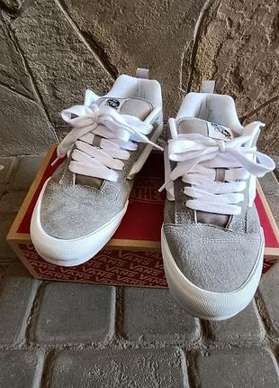 Кроссовки vans knu skool pig suede grey 44 размер / 28.5 см