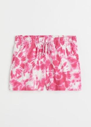 Шорты для девочки 128см, 140см, h&amp;m, 7-8роков, 9-10роков, яркие шорты детские, хлопок