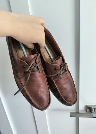 Next чоловічі timberland топсайдери 42 розмір 26,5 см натуральна шкіра мокасини туфлі boat shoes мужские топсайдеры натуральная кожа мокасины туфли
