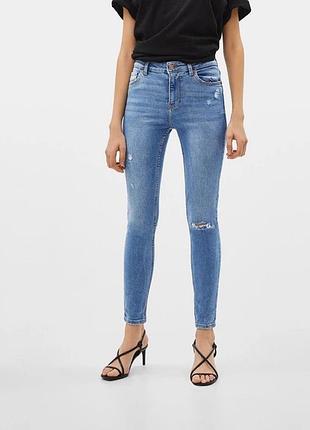 Джинси skinny жіночі bershka