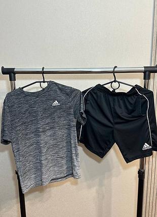 Футболка та шорти adidas на 13-14 років