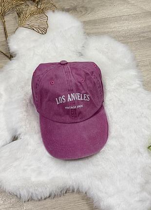 Стильна жіноча кепка з логотипом los angeles 🌸
