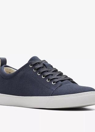 Темно-сині текстильні кеди clarks «glove echo» 39 розмір
