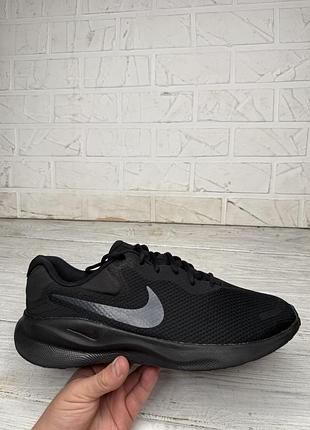 Крутые черные кроссовки nike revolution 7 размер 44.5-45
