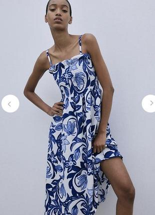 Сукня літня брендова жіноча сарафан h&m на літо тоненький легкий літній пляжна туніка