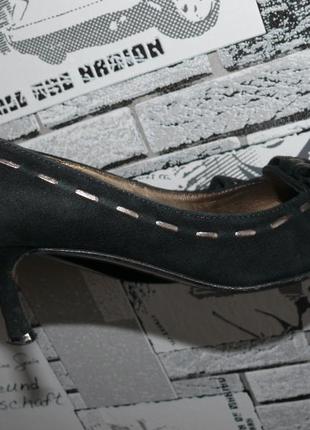 Туфли замшевые, брендовые, размер 38,испания5 фото