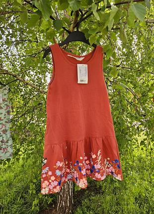 Платье для девочки 110-116см, 122-128см, h&amp;m, 4-6роков, 6-8роков, стильное платье для девочки, хлопок, сарафан детский