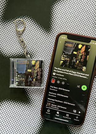 Брелок nfc сд диск з альбомом the rise and fall of ziggy stardust and the spiders from mars