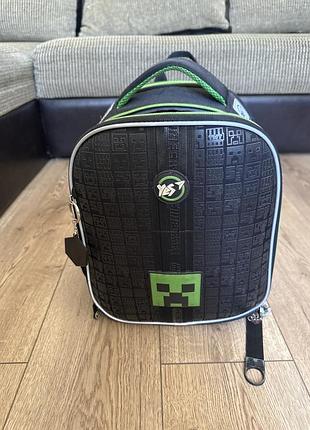 Рюкзак школьный ортопедический yes minecraft creeper