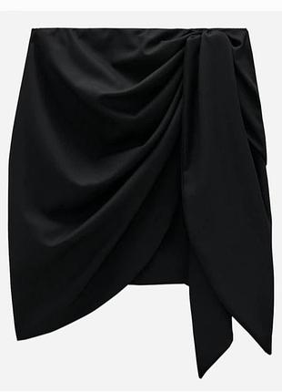 Черная юбка zara размер м