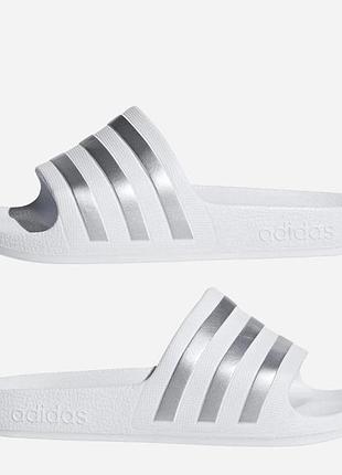 Белые шлепанцы adidas adilette aqua оригинал размер 42