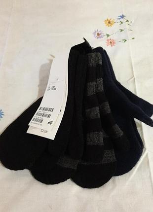 Набір рукавичок дитячих 4-8років, нові,110-128,h&m