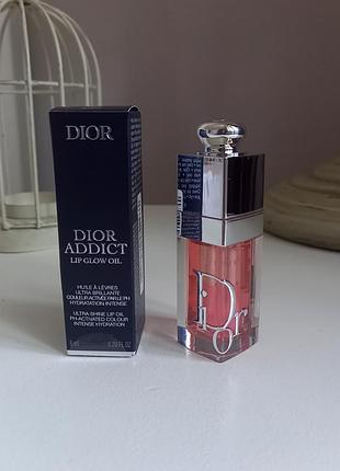 Масляная дл губ (блеск) dior addict lip glow oil, 001 pink