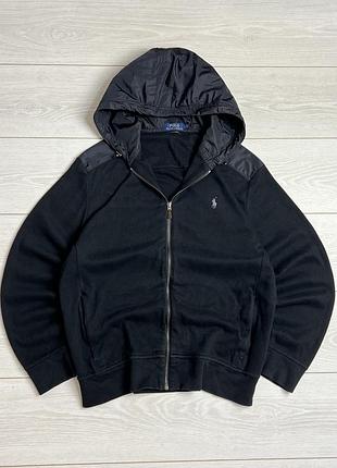 Чоловічий светр зіпка polo ralph lauren nylon