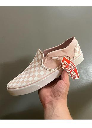 Vans сліпон шахматна дошка кросівки