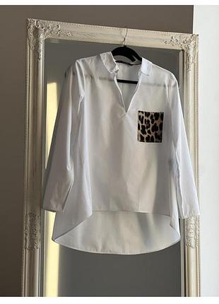Блуза zara xs біла