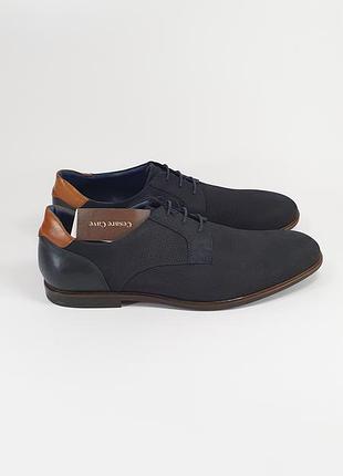 Мужские туфли cesare cave 48 31.5-32 см 14 uk синие