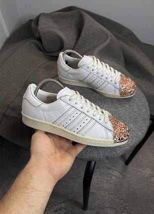 Кросівки adidas superstar 80’s 37.5 23.5 шкіряні кросівки суперстар
