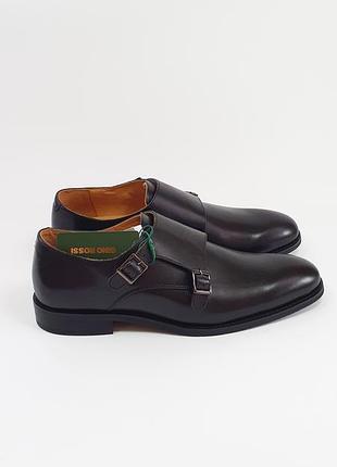 Мужские туфли монки gino rossi  43 28 см 9 uk черные