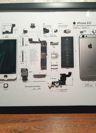 Картина з оригінальних деталей apple iphone 6s