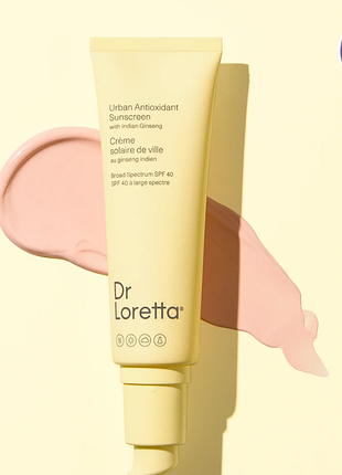 Dr. loretta urban antioxidant sunscreen spf 40  легкий хімічно-мінеральний гібридний крем, 50 мл