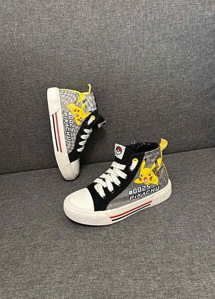 Дитячі хайтопи, високі кеди george pikachu р.29 уст.19см стопа 18,5см