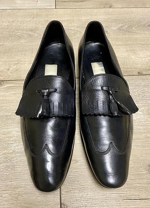 Мужские кожаные лоферы saint laurent paris (оригинал, размер 45, стелька 30 см)