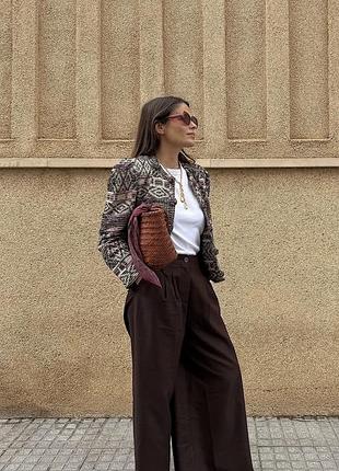 Ексклюзивний жакет-кардиган zara jacquard , розмір s