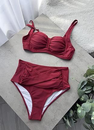 Купальник з високими плавками cupshe