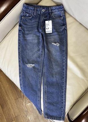 Крутезні джинси від denim co slim regular rise 8-9 років ріст 134, нові дов 79.5, крок 58, пояс 31, , посадка вис пер 24.5, зад 27.3