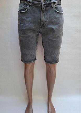 0365_шорты мужские джинсовые тм river island, размер м