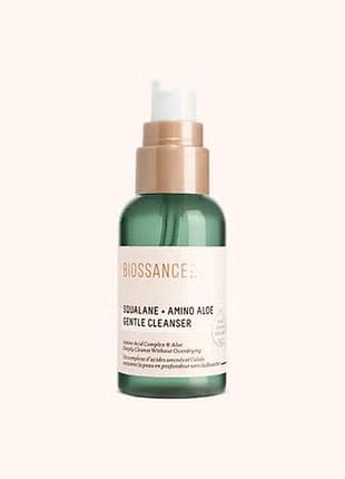 М'який очисний засіб зі скваланом і амінокислотами biossance squalane + amino aloe gentle cleanser