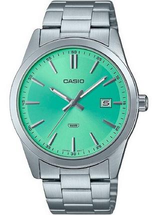 Годинник casio mtp-vd03d-3a2, зелений циферблат