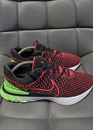 Кроссовки мужские nike react infinity run flyknit 3 red/black