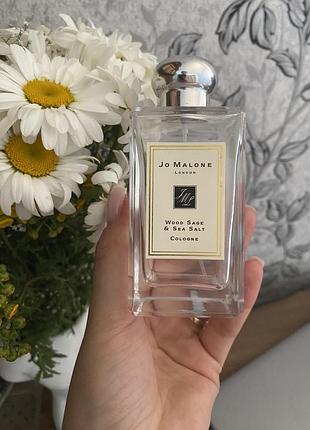 Пустий оригінальний флакон wood sage & sea salt jo malone london
