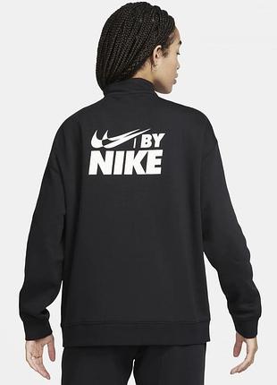 Стильний світшот зіпка nike оригінал фліс оверсайз l/xl в ідеалі