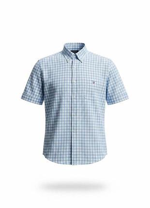 Gant чоловіча сорочка котон з коротким рукавом сша l розмір