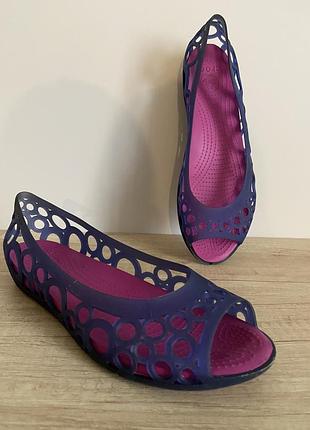 Жіночі балетки crocs isabella jelly flat (розмір w10 / 41)