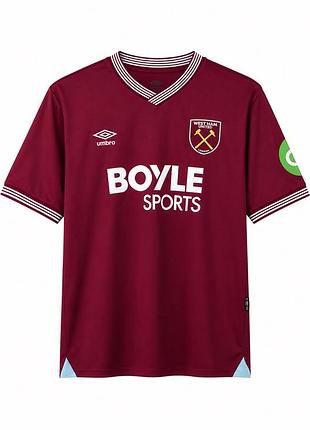 West ham united football umbro jersey 2025/2026 home size l чоловіча джерсі вест хем юнайтед розмір л мужская футболка