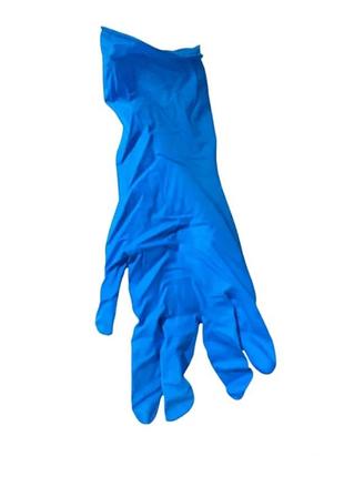 Перчатки латексные hoffen xl синие 1 пара