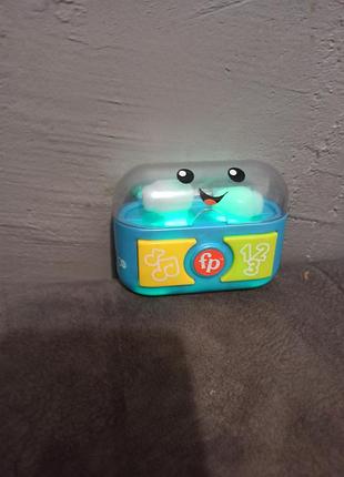 Игрушка наушники для малышей fisher-price "смейся и учись" с музыкой и светом